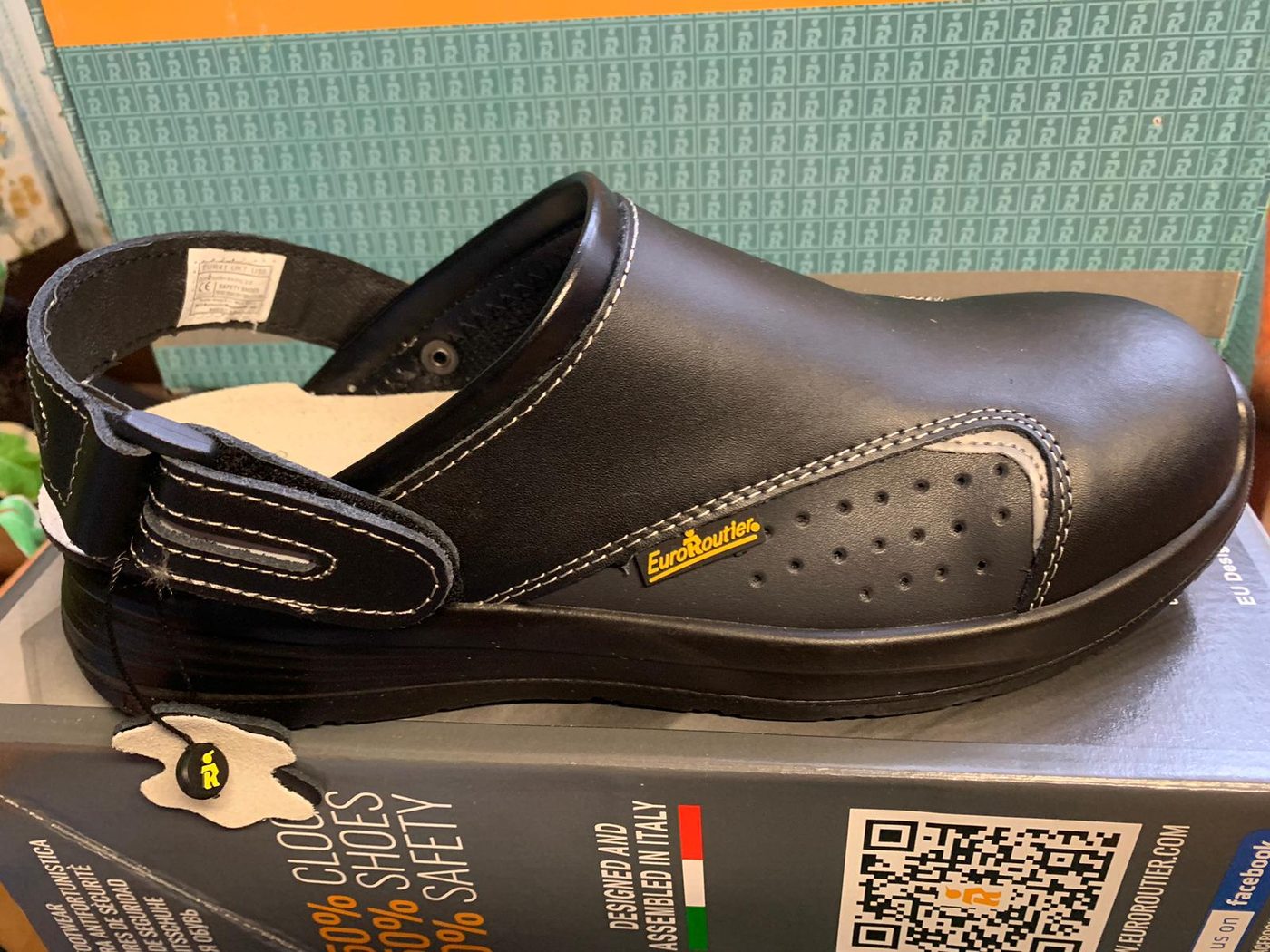 Euroroutier Classic Sicherheitsclog aus Leder